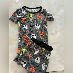 Little Sleepies Jack Skellington shorties pj set, 4t